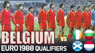 BELGIUM Euro 1988 Qualification All Matches Highlights | Road to West Germany