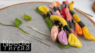 Hand Embroidery for beginners | Needle and Threads | HandiWorks #103