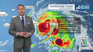 Hurricane Fiona Makes Landfall in Puerto Rico, Leaving 1.4M Without Power