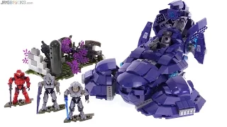 Mega Bloks Halo Covenant Wraith Ambush review!