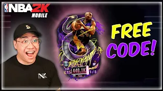 WE GOT KOBE!! NBA 2K MOBILE NEW CODE & SO MUCH CONTENT!!