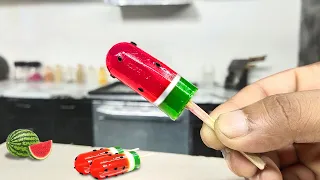 Cocomelon Jello 🍉 Coolest Miniature Watermelon Jelly Recipe For Summer | watermelon jelly minitadka