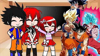 Son Liz Gremory reacciona a su padre son goku y algunos videos especiales // gacha club 👍👍😎😎