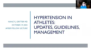 Hypertension in Athletes | National Fellow Online Lecture Series