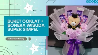 Buket Boneka Wisuda Coklat