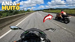 ZX6R NÃO TEM COMO ACOMPANHAR A SRAD 750 😡