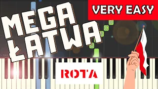 🎹 Rota - Piano Tutorial (MEGA ŁATWA wersja) 🎵 NUTY W OPISIE 🎼