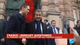 France: Ex-president Nicolas Sarkozy in custody over Libya funding probe