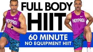 60 MIN Full Body Cardio HIIT COMPLEXES (No Equipment) | Millionaire Hoy