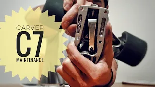 Carver C7 truck maintenance - surfskate tutorial