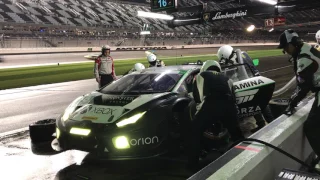 24 Hours of Daytona Lamborghini Pit Stop