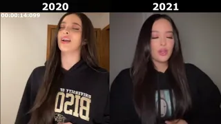 2020 v/s 2021:One Breath Tiktok Challenge| Faouzia Supporting Notes in Sia's Snowman for 21 SECONDS😱