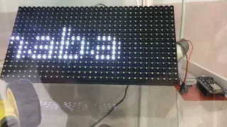 WIFI Üzerinden P10 Panele Mesaj Yazma Projesi - WIFI Kayan Yazı LED Tabela