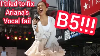 I TRIED to FIX ARIANA GRANDE'S VOCAL FAIL in Born This Way