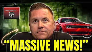 Huge News! Dogde CEO Reveals 3 New Cars Stunning EV Owners!