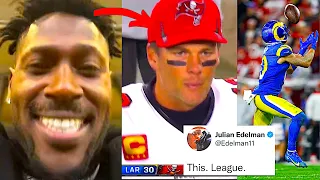 NFL PLAYERS REACT TO LA RAMS VS TAMPA BAY BUCCANEERS | RAMS BEAT BUCS & TOM BRADY REACTIONS