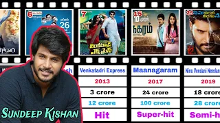 Sundeep Kishan | All Movies Budget and Collections .(2010-2024) Hit or Flop