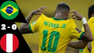 Brazil vs Peru 2-0 - All Goals and Extended Highlights - 2021