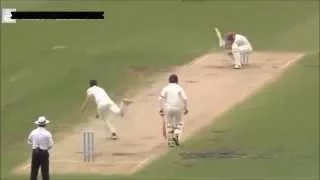 Sean Abbott bowls his first bouncer after Hughes' Death.