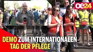 Demo zum internationalen Tag der Pflege