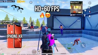 IPhone XR stable 60 fps🔥 on hd max graphic 🥵 livik gameplay iPhone XR Pubg test 2024🔥