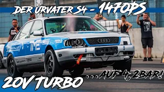 1470PS Audi Ur-S4 20V Turbo Quattro auf 4,2bar I BS Carperformance I RD48