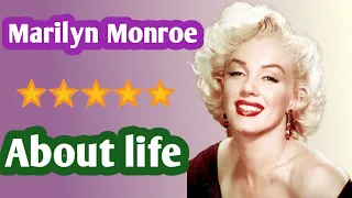 Marilyn Monroe quotes About life, About success,self love,