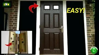 EXTERIOR DOOR HINGE Security Hack!