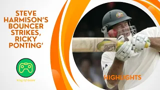 Steve Harmison’s Bouncer Strikes, Ricky Ponting’s Wicket Falls #cricket #cricketlegends #fastbowling