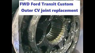 Ford Transit Custom FWD - Replace Outer CV joint #ford #transit #cv #joint SAVE £££ !!