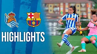 HIGHLIGHTS | Real Sociedad 1-4 FC Barcelona | 1ª Div. Femenina