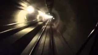 Gautrain view from the cab, Rosebank to Park Station