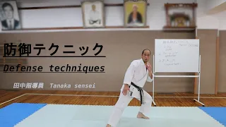 Tanaka sensei－Defense techniques