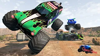 Insane Obstacle Course Jumps and Crashes #6 - BeamNG Drive | Griff's Garage