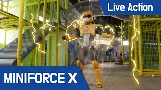 [MiniForceX] Live Action - Max vs Gorilla / Transformation / Miniforce Theme park