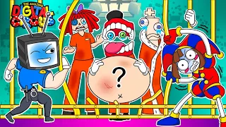 🎪Paper DIY 🎪 Rescue Pregnant Caine In Prison 🤡 Caine Pregnant Many Baby - Digital Circus Game Book