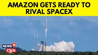 Amazon Launches First Test Satellites For Kuiper Internet Network | Amazon Satellite Launch | N18V