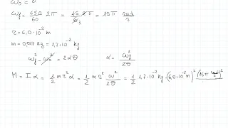 Seconda legge della dinamica nei moti rotazionali - Esercizi #1