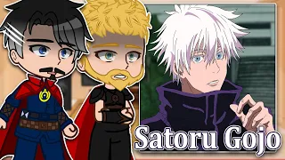 Avengers React to Satoru Gojo | Gacha React | Full Video