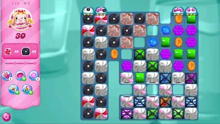 Candy Crush Saga LEVEL 115 | NO BOOSTERS (new version*)✔️