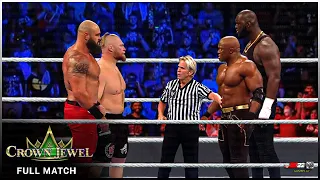 FULL MATCH - Brock Lesnar & Braun Strowman vs. Bobby Lashley & Omos - WWE Crown Jewel 2022