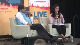 #ZEEJLFatBoulder "The Colonial Enterprise" - Dr. Tharoor with Anita Anand