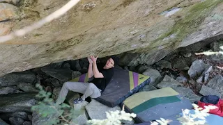 Elijah Kiser: Midnight Mass FA V11/V12, 8A/8a+ Boone NC