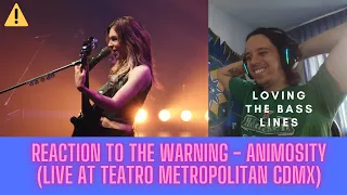 FIRST TIME REACTION / ANALYSIS! TO THE WARNING - ANIMOSITY  (LIVE AT TEATRO METROPOLITAN CDMX)