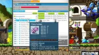 Maplestory Mining and Accessory crafting the basics