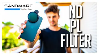 Make better Videos NOW - POLARIZER/ND Filter for Smartphones - SANDMARC