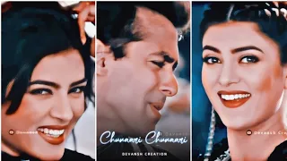Chunnari Chunnari - Salman Khan | Slowed Reverb Status | Sushmita Sen | 90s Song Status 🥀 |