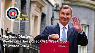 Weekly markets checklist. Week 150. 8th March 2024