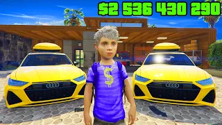 ETRE UN ENFANT RICHE SUR GTA 5 !