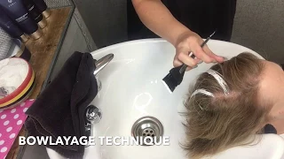 Bowlayage Hair Painting Technique